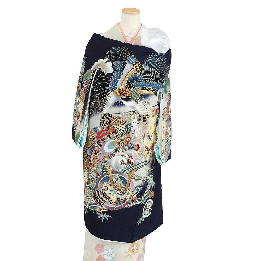 命名書プレゼント中／お宮参り着物、男児産着（初着）レンタル-京都