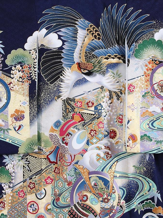 命名書プレゼント中／お宮参り着物、男児産着（初着）レンタル-京都