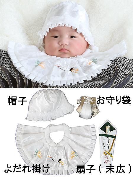 予約中おしゃれで粋な男宮参り着物在庫処分07 夏用・7・8月向け】お宮参り産着レンタル 男の子｜黒地に鷹と