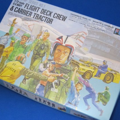 フジミ 1/72 米海軍デッキクルーセット- プラモデルの工具・材料の