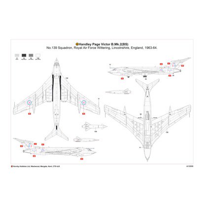 エアフィックス 1/72ハンドレページ ヴィクター B.2(BS) - プラモデル
