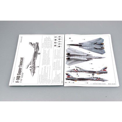 トランペッターモデル 1/32 F-14D スーパートムキャット - プラモデル