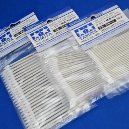 タミヤ クラフト綿棒（模型製作専用）三角 各種-プラモデルの工具
