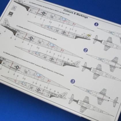 AZモデル 1/72 ダグラス X-3 スティレット 2種（超音速実験機・架空