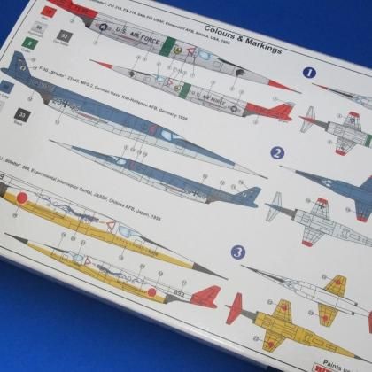 AZモデル 1/72 ダグラス X-3 スティレット 2種（超音速実験機・架空