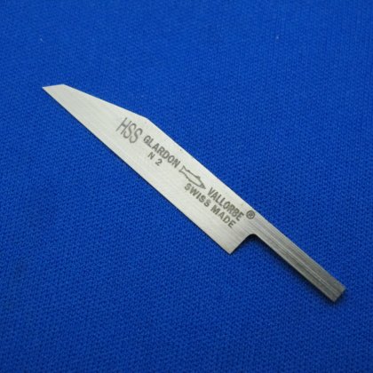 バローベ 洋彫りタガネ ショートHSS フラット 0.2mm - プラモデルの