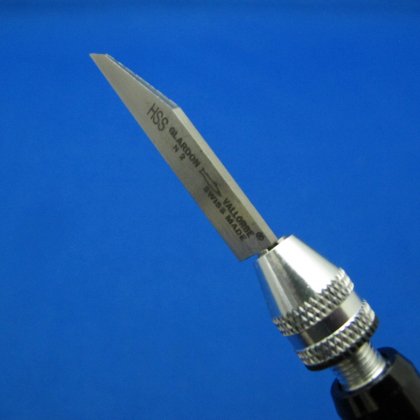 バローベ 洋彫りタガネ ショートHSS　フラット　0.2mm - プラモデルの工具・材料のセレクトショップ　アイテムクラフト item-Craft