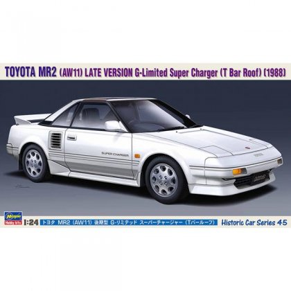 ハセガワ 1/24 トヨタ MR2 （AW11） 後期型 G-リミテッド スーパーチャージャー （Tバールーフ）-  プラモデルの工具・材料のセレクトショップ アイテムクラフト item-Craft