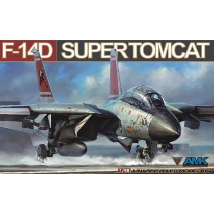 AMK 1/48 F-14D スーパートムキャット リニューアル版- プラモデルの