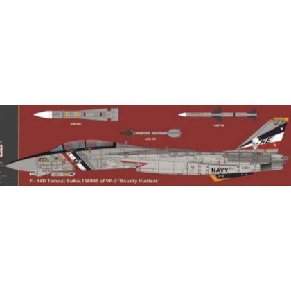 AMK 1/48 F-14D スーパートムキャット リニューアル版- プラモデルの