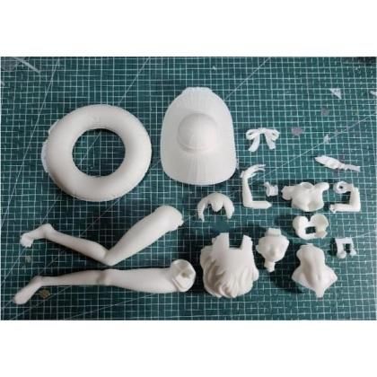 左手工房 水着ギャル子 1/8レジン製キット -プラモデルの工具 左手工房 水着ギャル子 1/8レジン製キット -プラモデルの工具