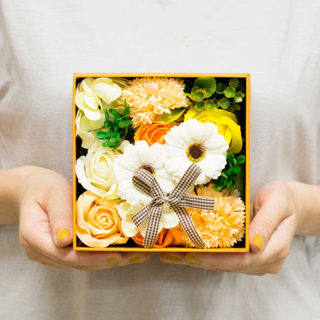 お花の入浴剤バスフレグランスソープ | ボックスアレンジ - 花を楽しむ通販ショップ《ケイコレクション》