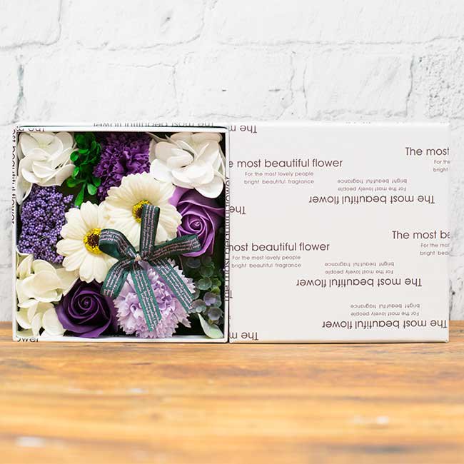 お花の入浴剤バスフレグランスソープ | ボックスアレンジ - 花を楽しむ通販ショップ《ケイコレクション》