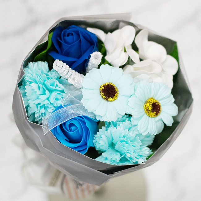 お花の入浴剤バスフレグランスソープ-ミックスブーケM|花を楽しむ通販ショップ《ケイコレクション》