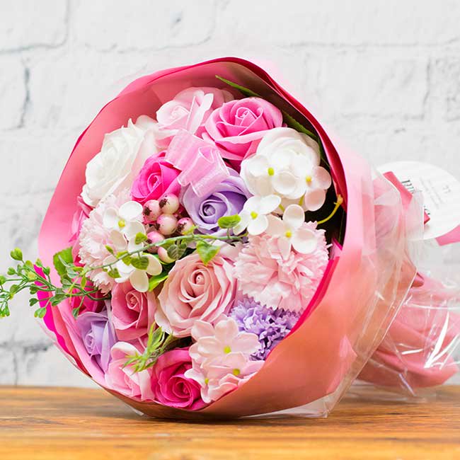 お花の入浴剤バスフレグランスソープ-ミックスブーケLL|花を楽しむ通販