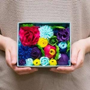 BOXタイプ-お花の入浴剤バスフレグランスソープ|花を楽しむ通販