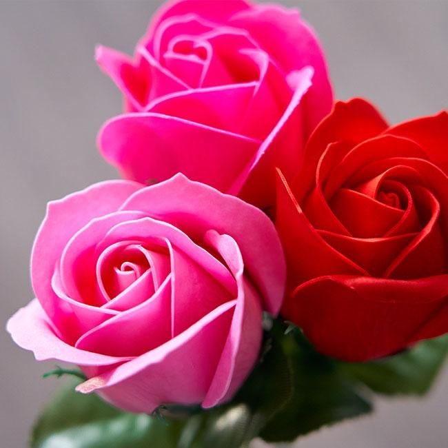 お花の入浴剤バスフレグランスソープ-ケリーブーケ3本set-おまとめ