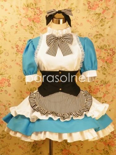 PredatorRat、パラソルネット、エプロン専用メイドワンピースセット パラソルネット メイド服