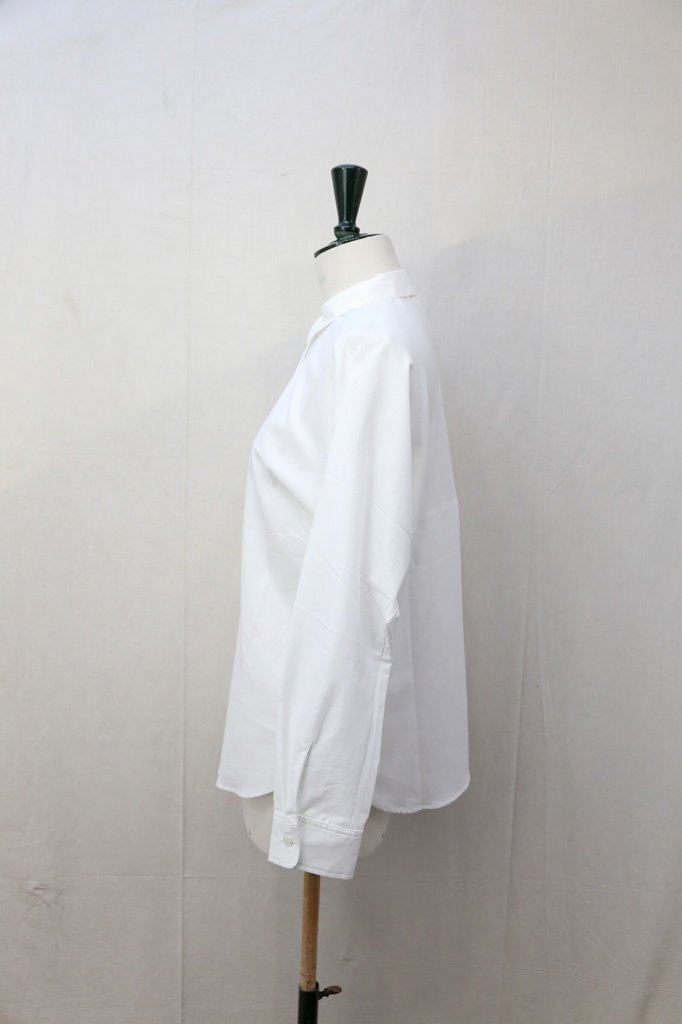 ironari イロナリ バイヤスキーシャツ 白シャツ ワイド レディース