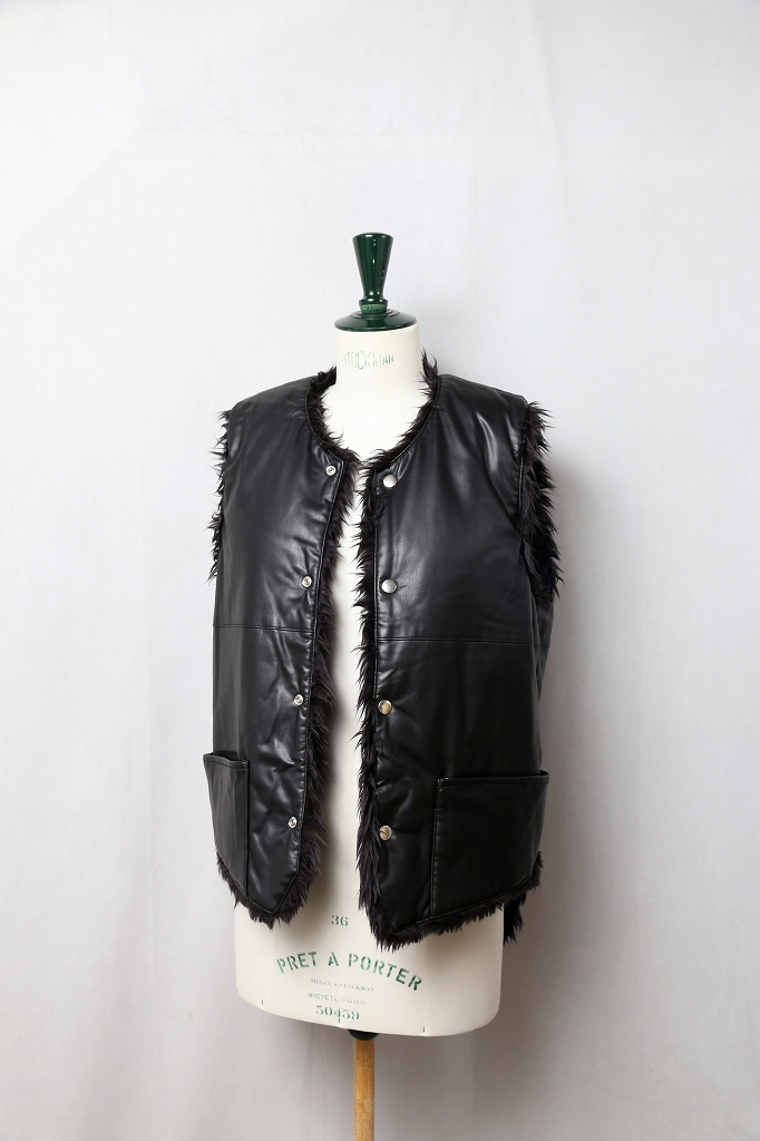 epa reversible short vest リバーシブルショートベスト Casual Sleek Reversible Cropped Puffer Vest | Windsor