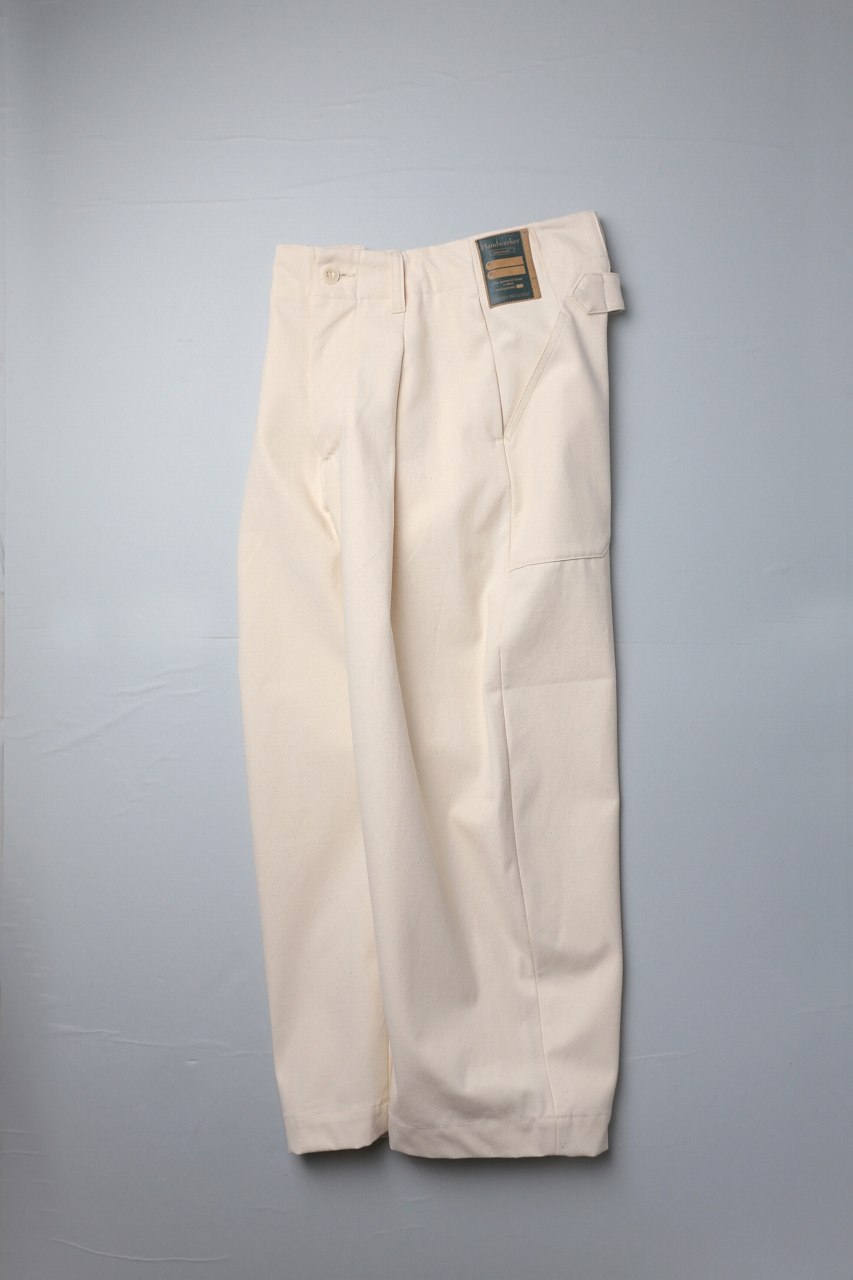 独特の上品 - trousers wide Handwerker｜HW Duck（Off ソコノワ - white）｜通販 パンツ