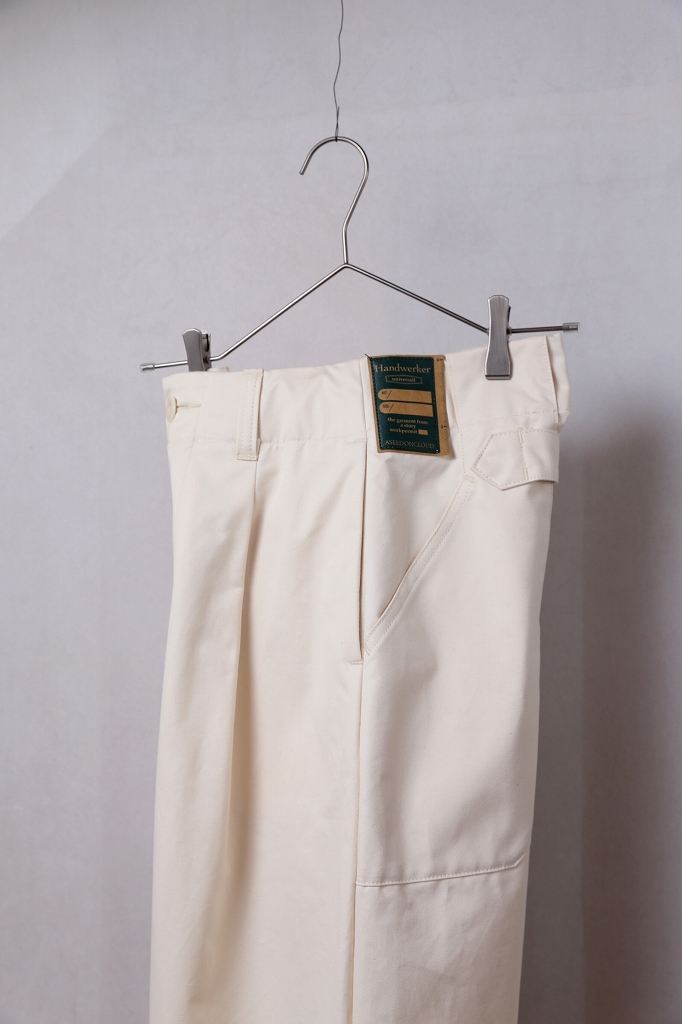 Handwerker｜HW wide trousers/備前壱号（Off white）｜通販 - ソコノワ