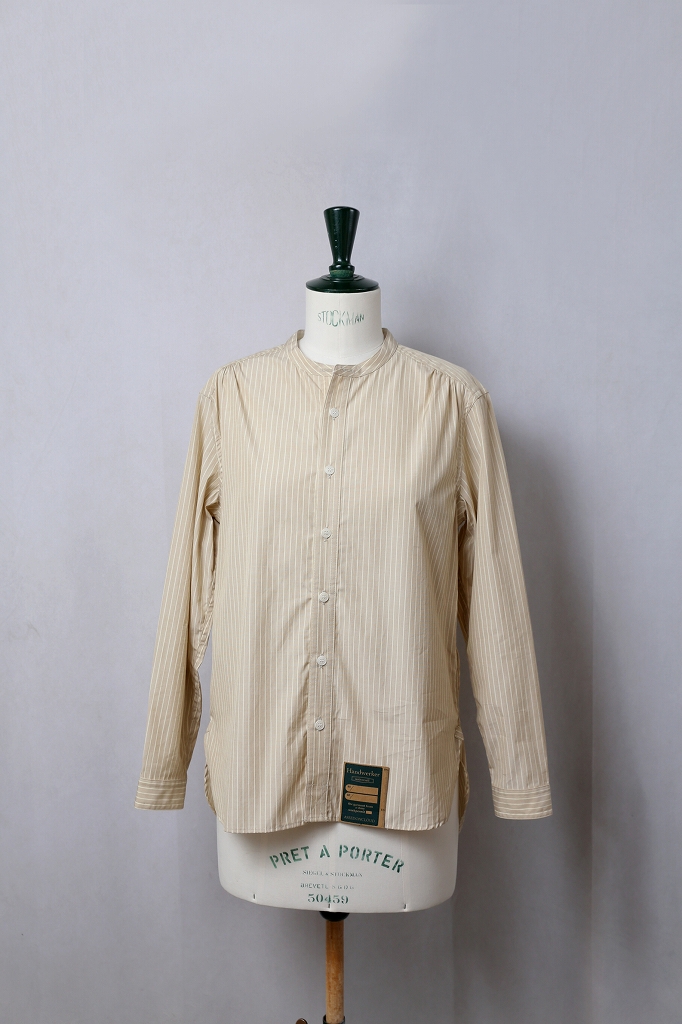 ハンドベーカー ノーカラーシャツ