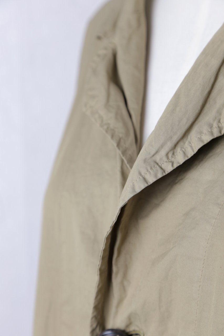 OLDMAN'S TAILOR（オールドマンズテーラー）｜GARMENT DYE SHOP COAT（Beige）unisex｜通販 - ソコノワ