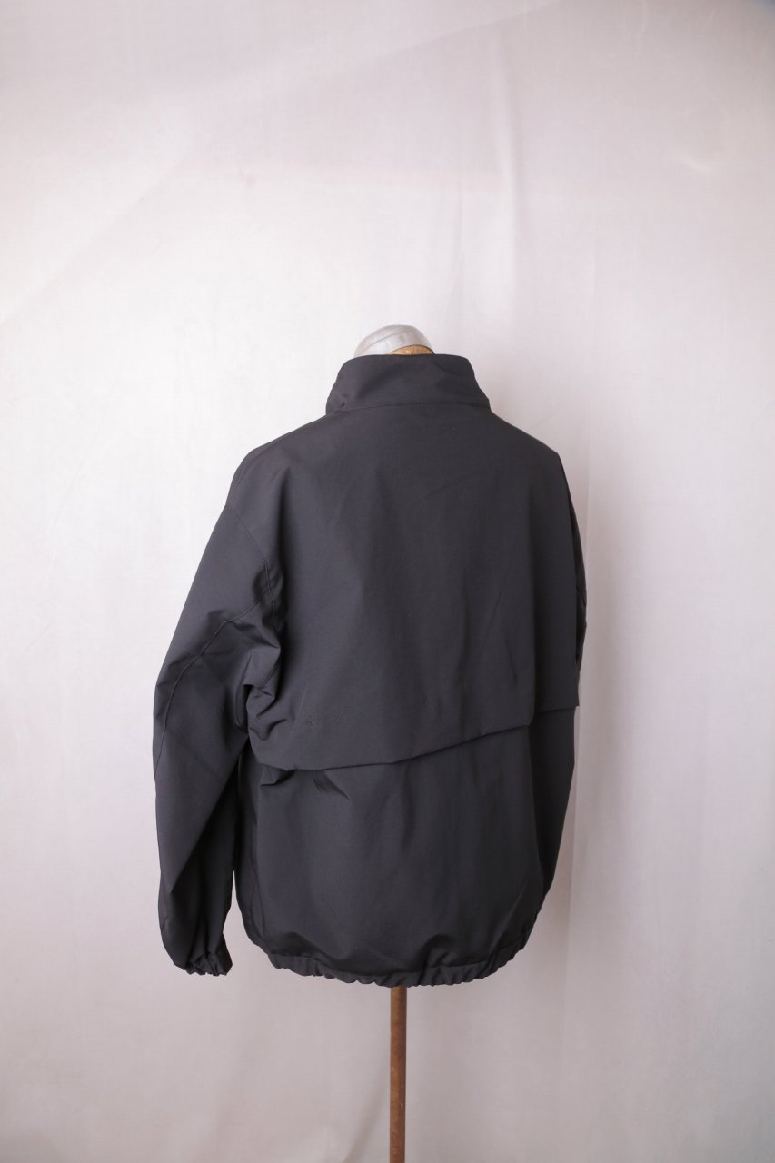 LAMOND（ラモンド）｜STAND NECK WIDE BLOUSON（Black）mens｜通販