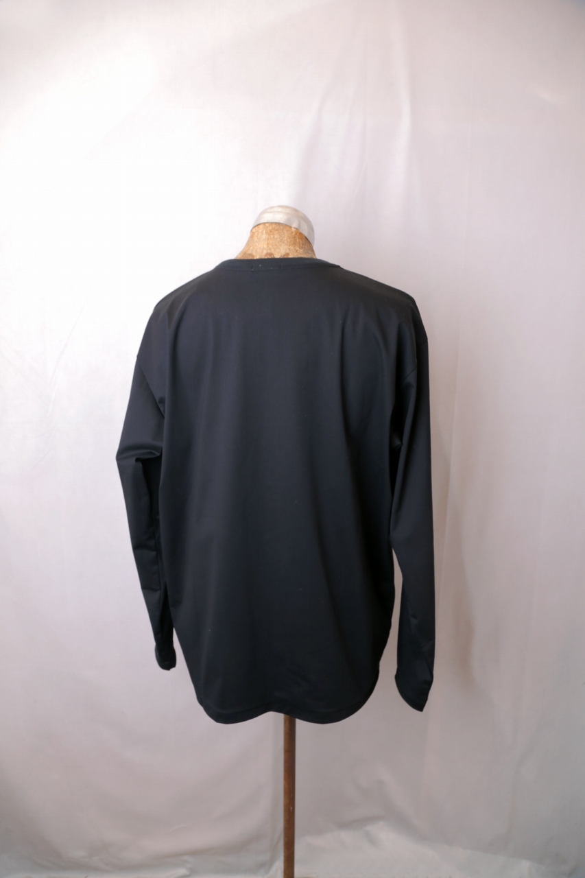 LAMOND（ラモンド）｜TRICOT WIDE LONG TEE（White,Black