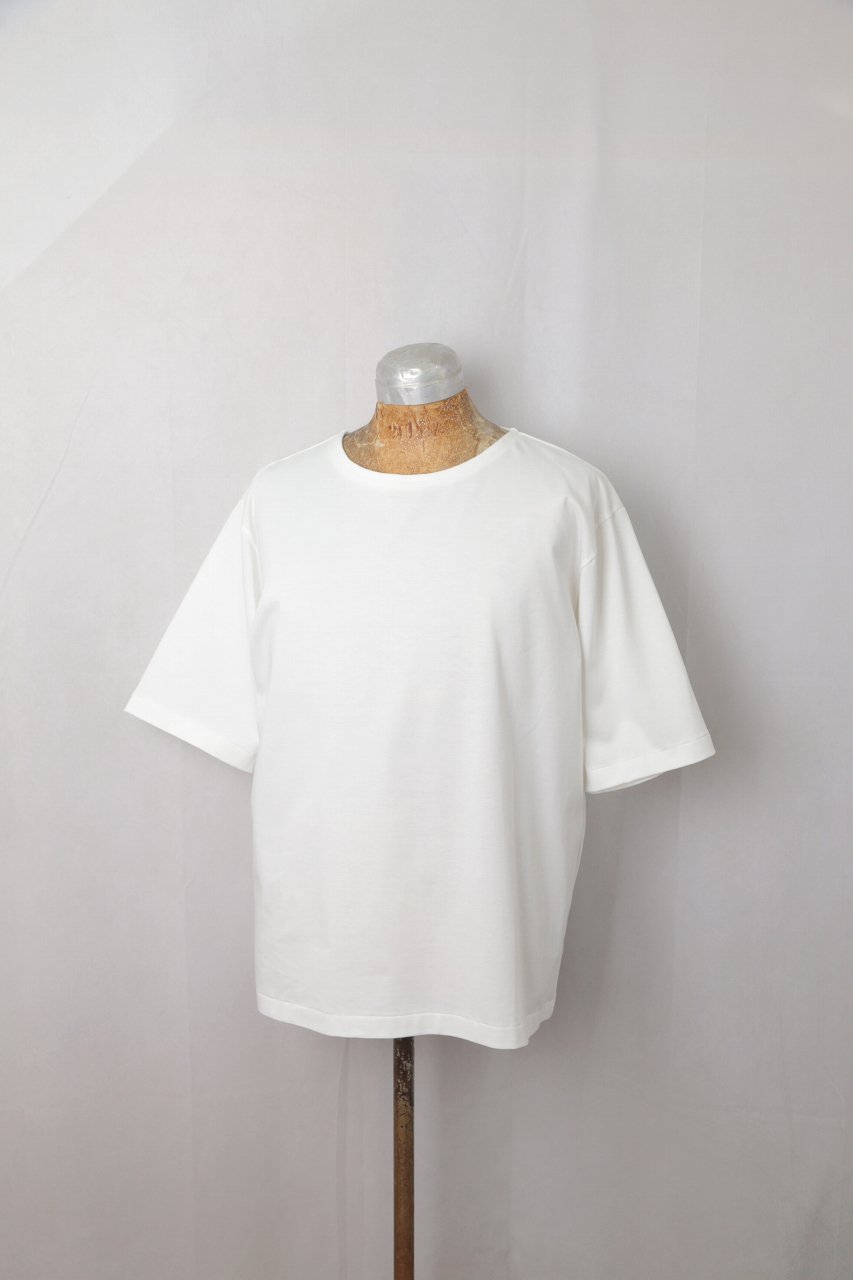 LAMOND（ラモンド）｜ORGANIC COTTON BASQUE S/S SHIRT（White,Lt