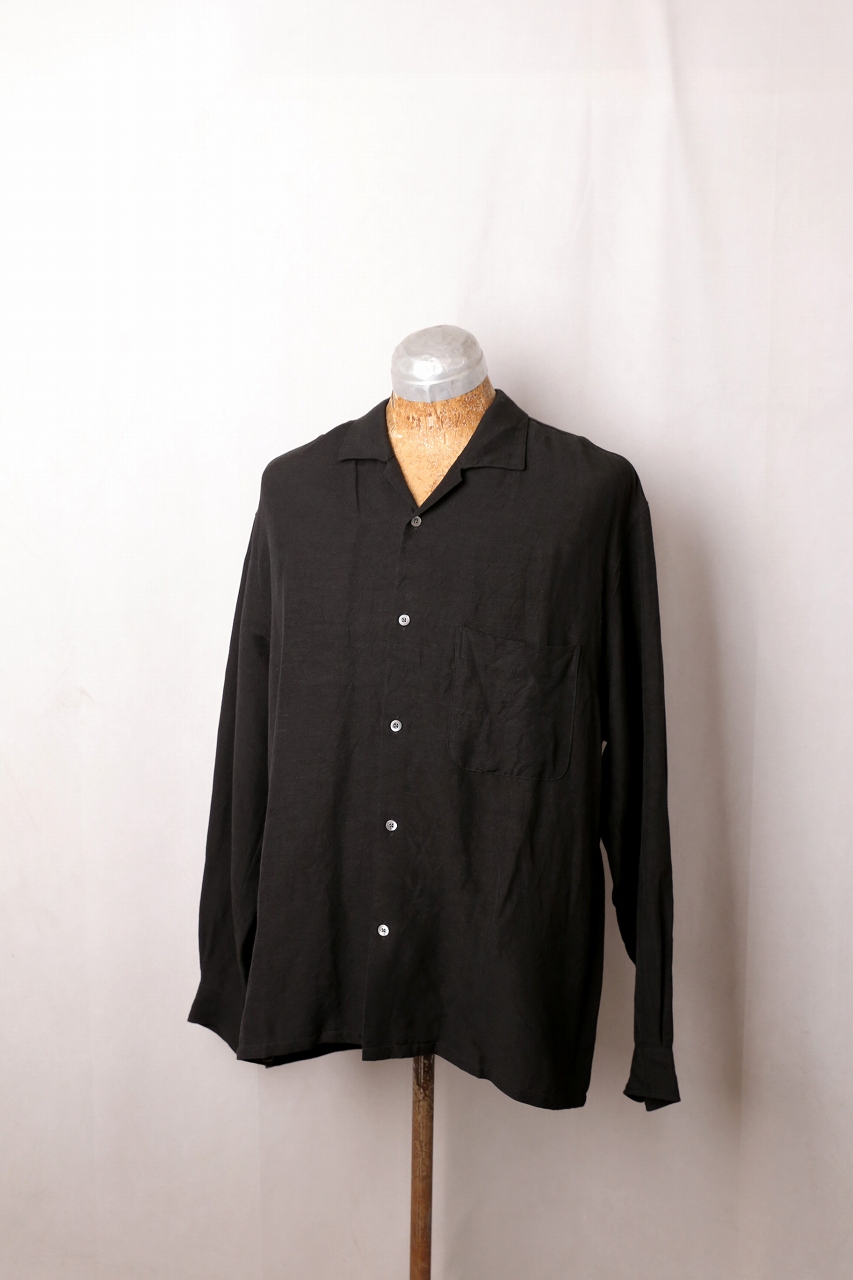 LAMOND｜OPEN COLLAR LINEN SHIRT（2color）｜通販 - ソコノワ