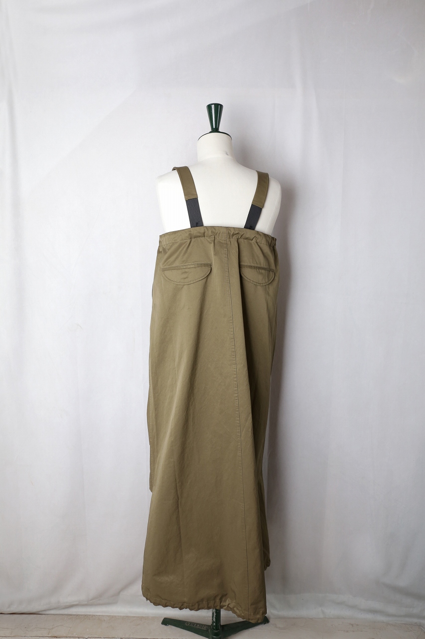 ワンピース M53. quiet military skirt M53.（エムゴーサン）｜QUIET MILITARY SKIRT（Khaki）｜通販