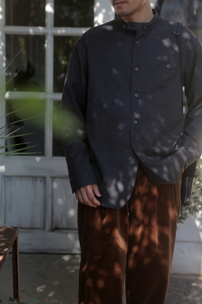 M53 スタンドカラーシャツ