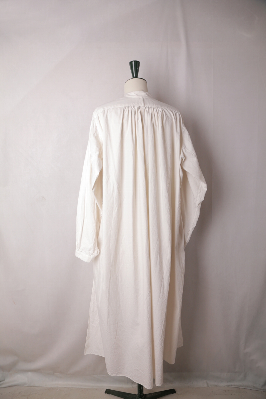 SP（エシュペー）｜ORGANIC COTTON OXFORD / BAND COLLAR LONG SHIRT