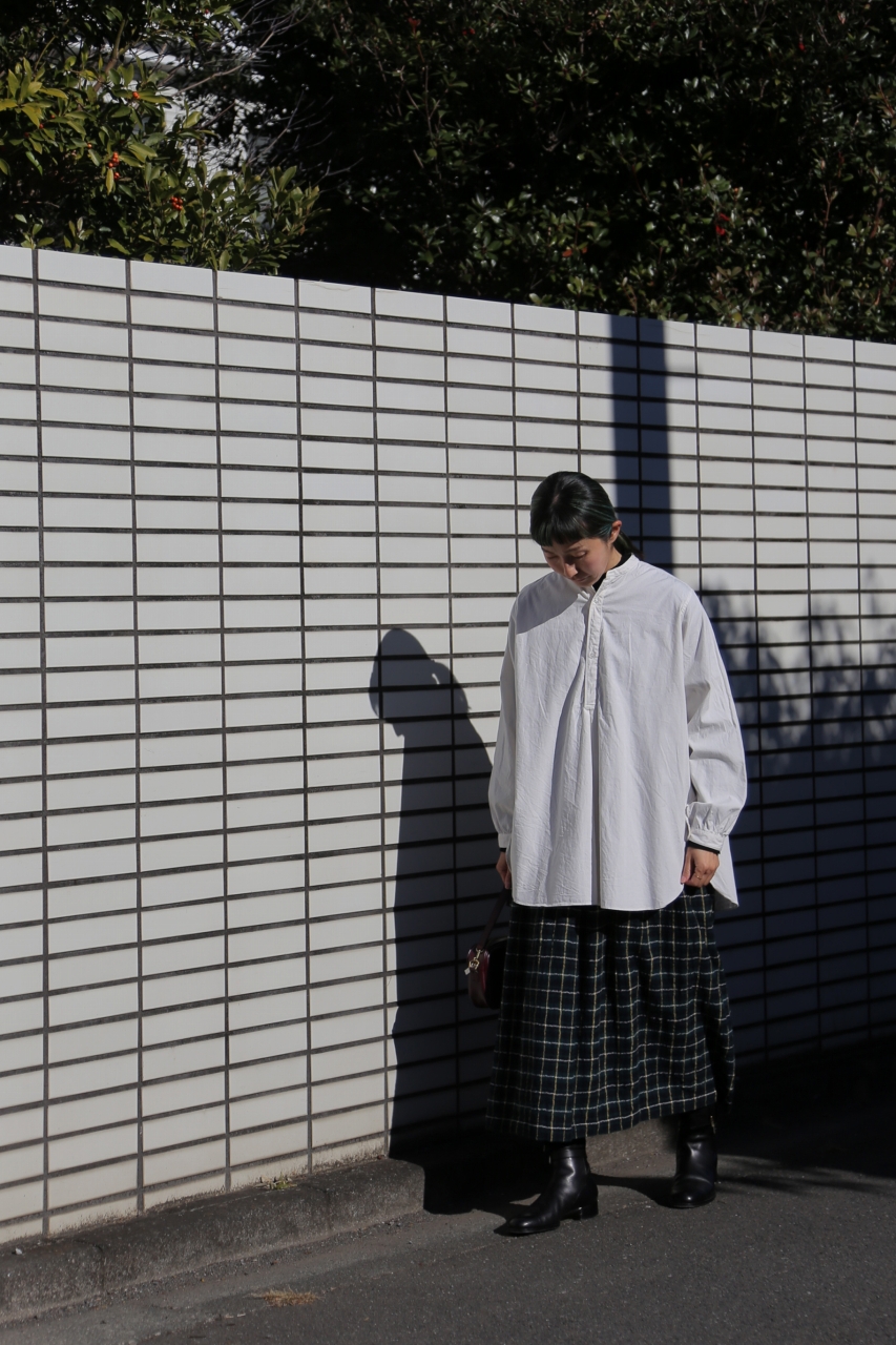 SP（エシュペー）｜ORGANIC COTTON OXFORD / BAND COLLAR SHIRT