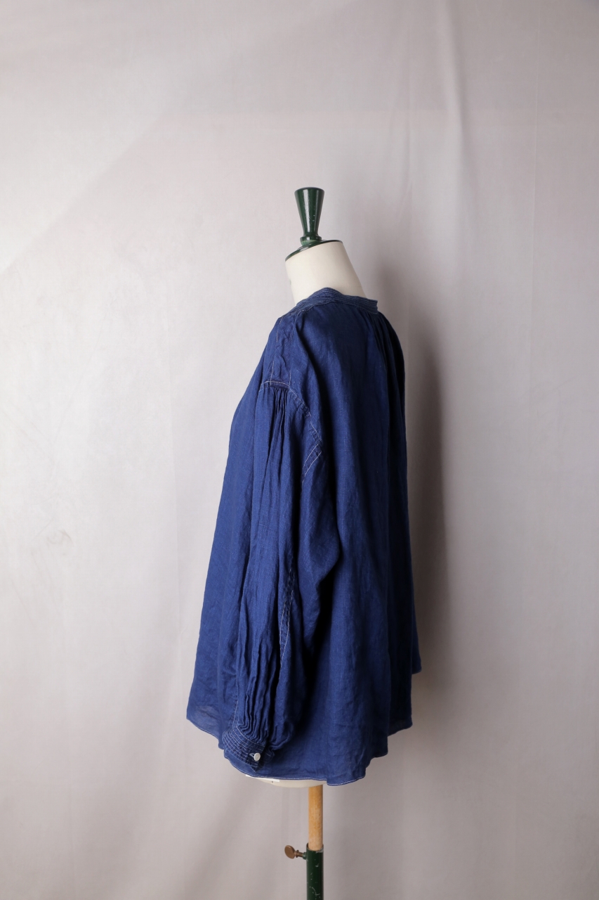 SP(エシュペー)|INDIGO LINEN BLOUSE(Blue)|通販 - ソコノワ SP(エシュペー)|INDIGO LINEN BLOUSE(Blue)|通販 - ソコノワ