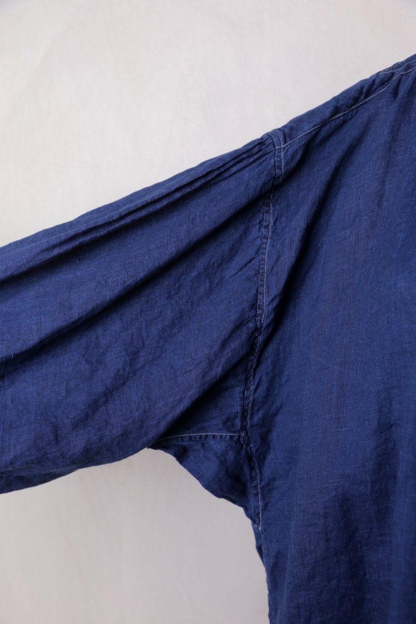 SP（エシュペー）｜INDIGO LINEN BLOUSE（Blue）｜通販 - ソコノワ