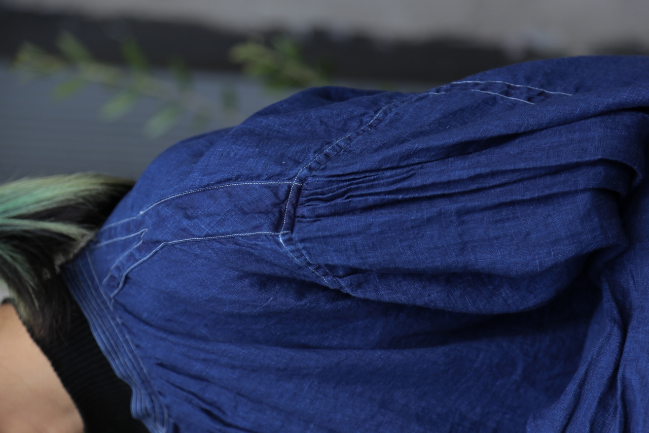 SP（エシュペー）｜INDIGO LINEN BLOUSE（Blue）｜通販 - ソコノワ