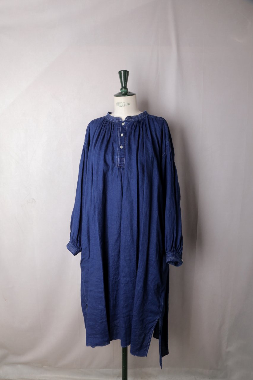 SP（エシュペー）｜INDIGO LINEN ONEPIECE（Blue）｜通販 - ソコノワ