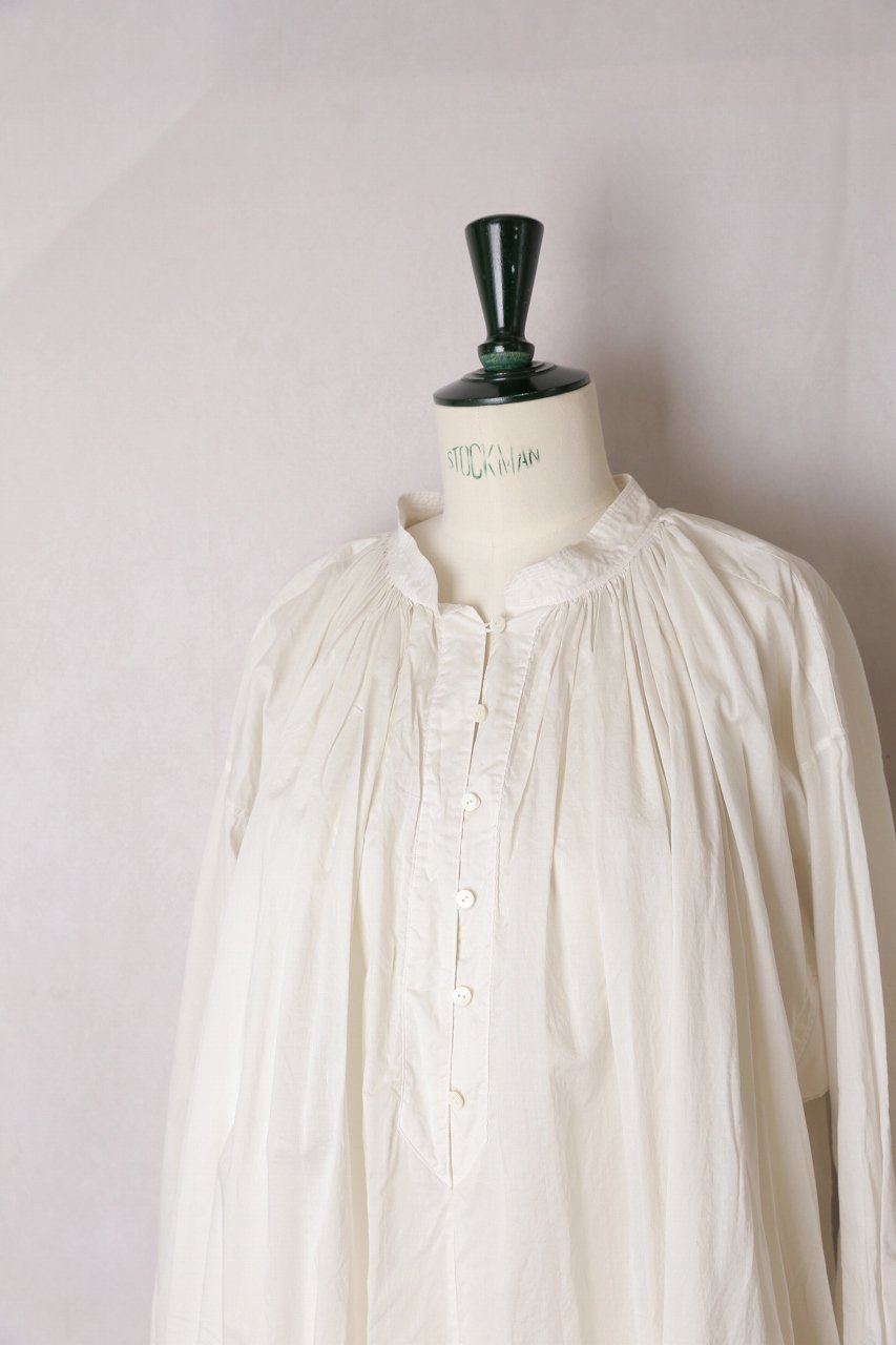 SP｜CHURCH SMOCK DRESS（Ash White）｜通販 - ソコノワ