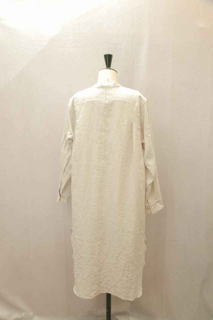 SUSURI（ススリ）｜マイマーロングシャツ（Ice grey）ladies