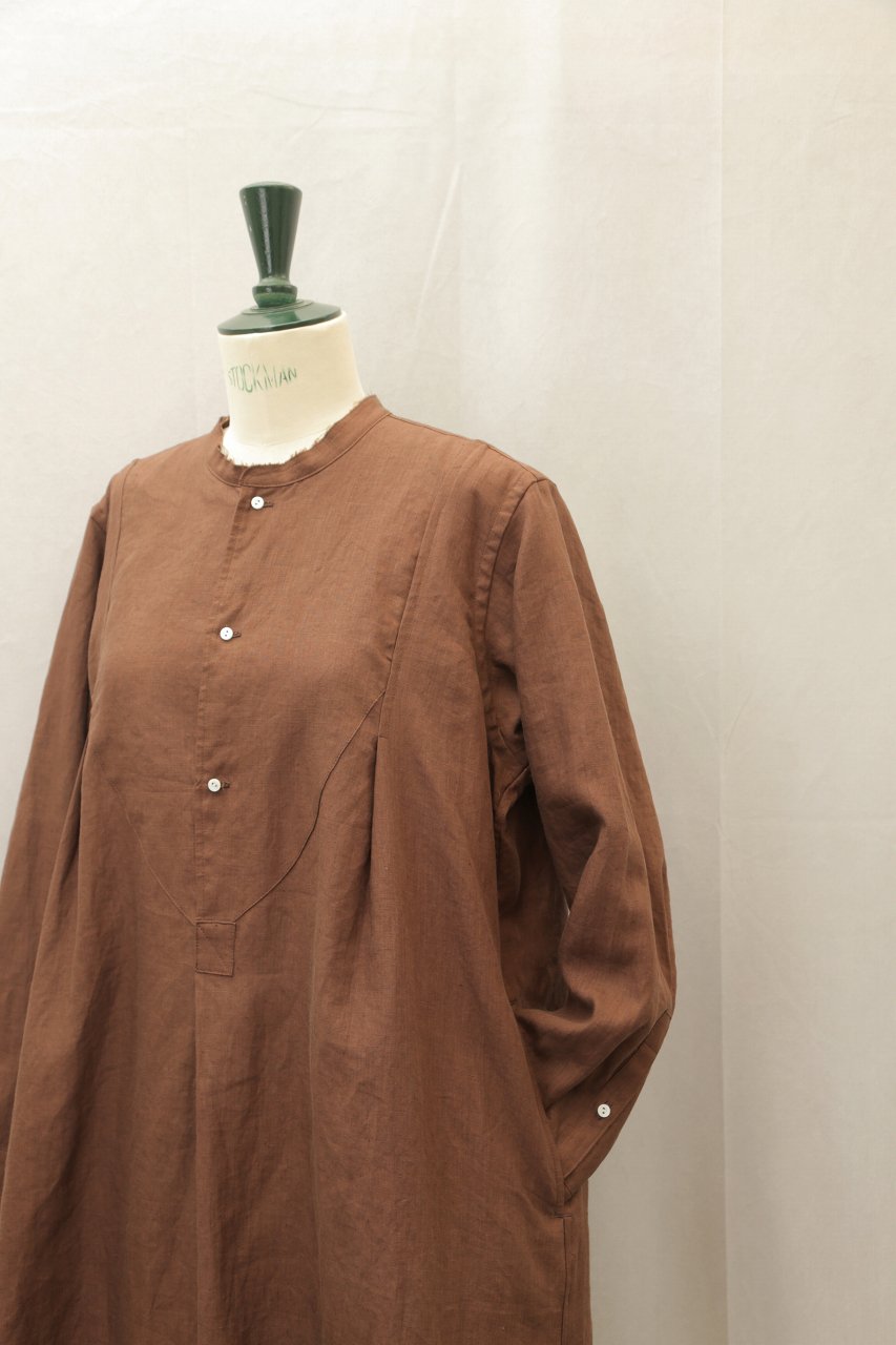 SUSURI（ススリ）｜マイマーロングシャツ（Brown）ladies｜通販 - ソコノワ