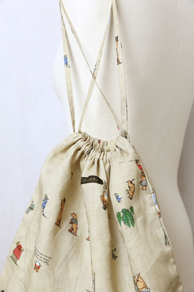 R&D.M.Co-｜BROWN BEARS DRAWSTRING BAG/L｜通販 - ソコノワ