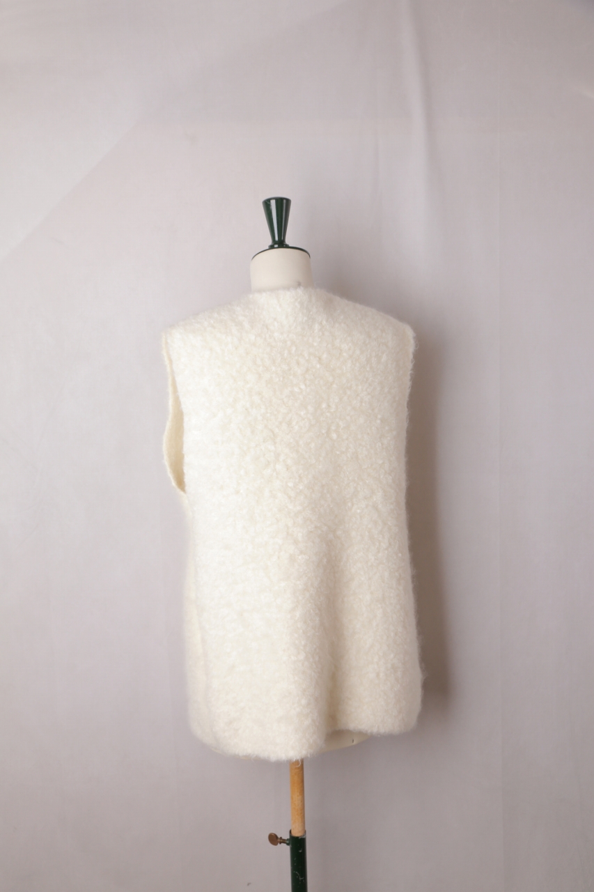 【保障できる】 R&D.M.Co-（オールドマンズテーラー）｜PILE KNIT GILET（White トップス