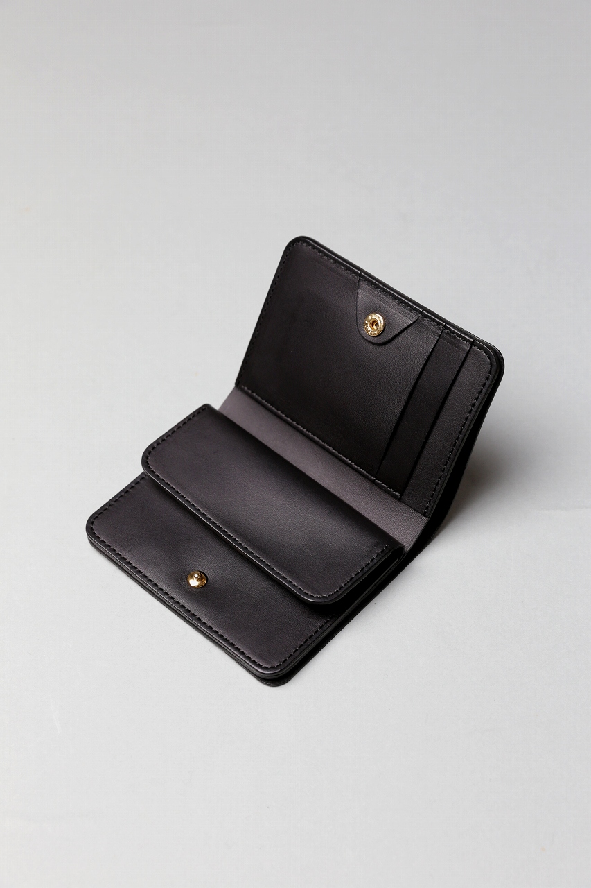 激安/新作 forme（フォルメ）｜Post wallet（Black）Baby calf｜通販 小物