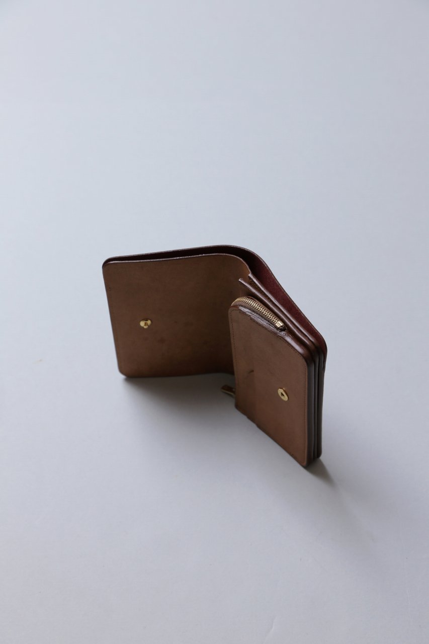 forme（フォルメ）｜Short wallet - Bordeaux（Tolso）× Lt.Brown（SHF 
