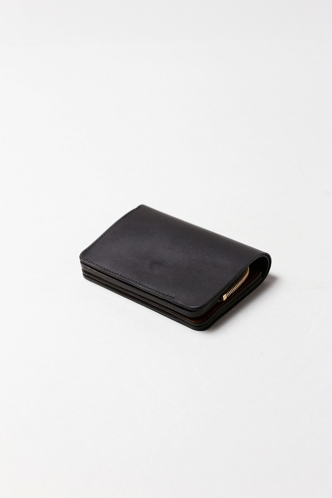 forme（フォルメ）Short Wallet（Black×Brown）Baby Calf｜通販 - ソコノワ