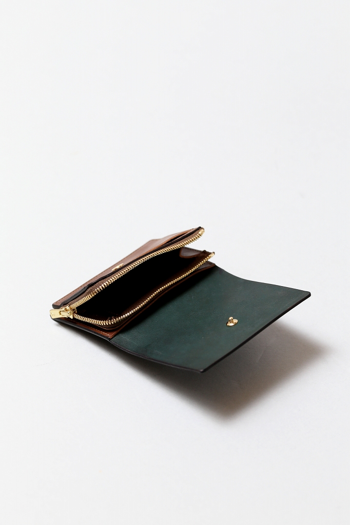 （未使用）forme change purse cordovan スタンプ付 forme フォルメ】Change purse フラットホック Cordovan Black