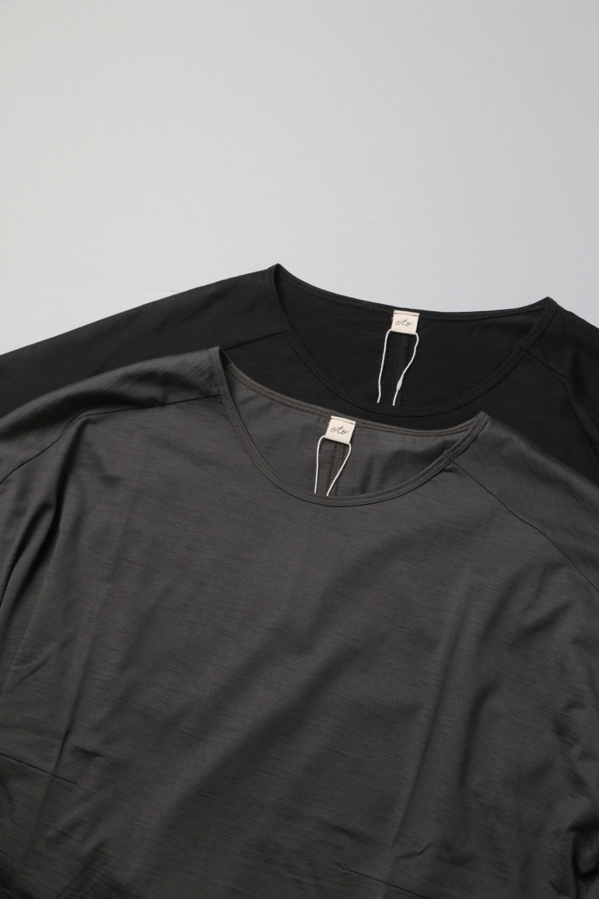 oto（オト）｜Wool Single Jersey ワイドTシャツ（2color